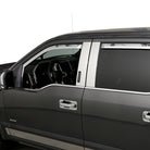 Putco 17-20 Ford SuperDuty - Crew Cab (Set of 4) Element Chrome Window Visors