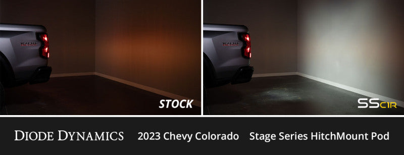 Diode Dynamics 23-24 Chevrolet Colorado Hitch Mount LED Pod Reverse Kit C1R