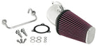 K&N 08-10 Harley-Davidson Touring Models Performance Intake Kit - Bright Aluminized