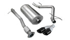 Corsa 2007-2008 Chevrolet Silverado Crew Cab/Short Bed 1500 5.3L V8 Black Sport Cat-Back Exhaust