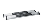 Dee Zee Universal Tubes - 6In Oval - Black Tread Aluminum (RegCab)