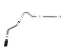 aFe Large Bore-HD 4in 409 SS DPF-Back Exh 18-19 Ford F-150 V6-3.0L (td) w/ Black Tip