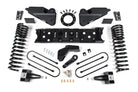 Zone Offroad 2019 Ram 3500 4in Radius Arm Bracket Gas - 2in Rear Block w/ Overload - Nitro Shocks