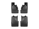 WeatherTech 22-24 Ford Bronco Raptor (No Sport) No Drill Front & Rear MudFlaps - Black
