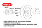Eibach Pro-Spacer 01-10 Chrysler PT Cruiser 5mm Thickness 5x100 Hub 57.1