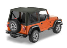 Bestop 03-06 Jeep Wrangler TJ Replace A-Top (Blk Diamond Sailcloth Tinted Windows No Door Skins )
