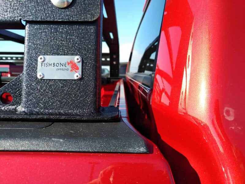 Fishbone Offroad 05-22 Toyota Tundra Bed Rack 74In Bed Tackle Rack