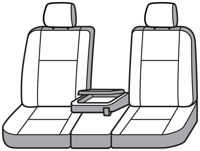 Covercraft 22-24 Chevrolet Silverado Endura PrecisionFit Custom Front Row Seat Covers - Tan/Black