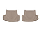 WeatherTech 2020+ Audi A5/S5 Rear (2nd Row) FloorLiners - Tan (CABRIOLET ONLY)