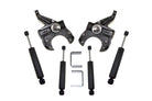 MaxTrac 73-87 Chevrolet C10 2WD 2.5in/5in Lowering Spindle Kit (1in Rotor)