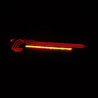 AlphaRex 20-24 Toyota Supra LUXX-Series Laser Style LED Tail Lights Black-Red