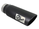 aFe Diesel Exhaust Tip Bolt On Black 4in Inlet x 5in Outlet x 15in