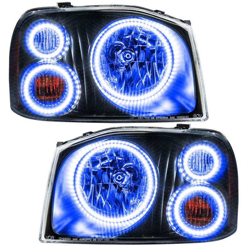 Oracle 01-04 Nissan Frontier SMD HL - Triple Halo - ColorSHIFT w/ 2.0 Controller