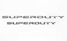 Putco 2023 Ford Super Duty Hood Lettering Ford Lettering Emblems (Black Platinum)