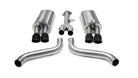 Corsa 1986-1991 Chevrolet Corvette C4 5.7L V8 L98 Black Sport Cat-Back Exhaust