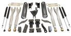 MaxTrac 17-19 Ford F-250/350 4WD 4in/1in MaxPro Coil Lift Kit w/4-Link Arms & MaxTrac Shocks