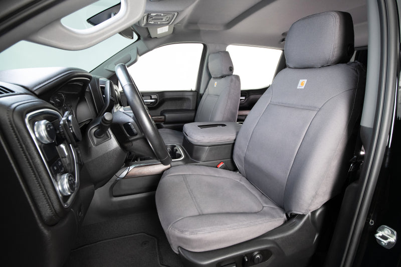 Covercraft 21-24 Dodge Durango Carhartt PrecisionFit Custom Front Row Seat Covers - Gravel