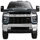 Putco 19-20 Chevy Silverado LD - Grille Letters - Black Platinum Chevrolet Letters