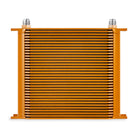 Mishimoto Universal 34 Row Oil Cooler - Gold