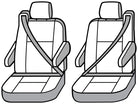 Covercraft 21-24 Toyota Sienna Carhartt PrecisionFit Custom Second Row Seat Covers - Brown