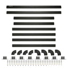 Westin EXP Roof Rack for Full Size EXP Truck Cap (RACK ONLY - NO CAP) 50x58in. - Tex. Blk