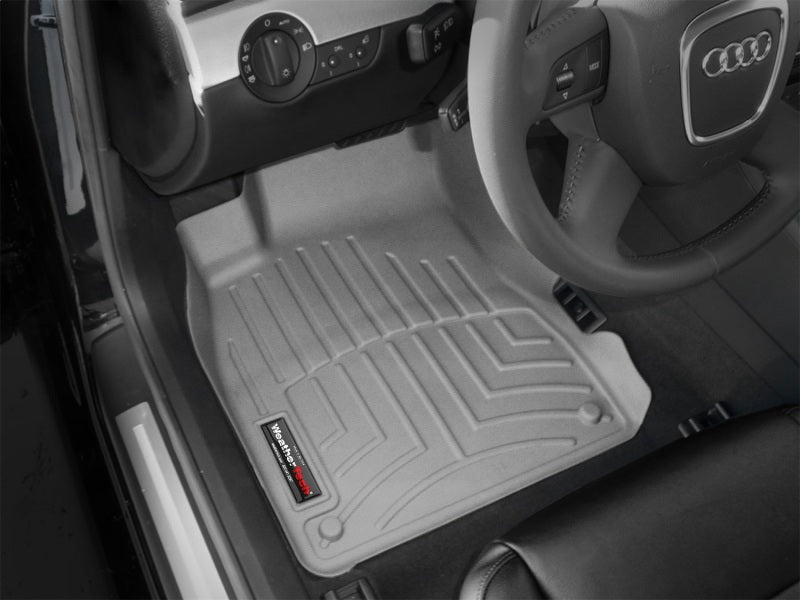 WeatherTech 02-08 Audi A4/S4/RS4 Front FloorLiner - Grey