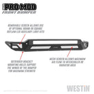 Westin 2020 Chevrolet Silverado 2500/3500 Pro-Mod Front Bumper - Textured Black