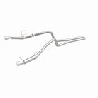 Magnaflow 2014 Ford Mustang V6 3.7L Comp Series Dual Split Rear Polished Stainless C/B Perf Exhaust