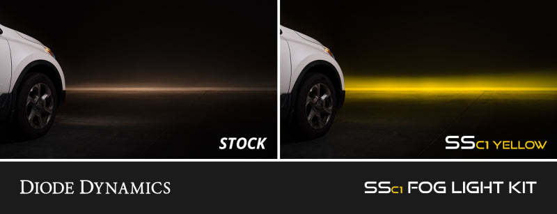 Diode Dynamics SSC1 Type G4M LED Fog Light Kit White SAE Fog