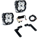 Baja Designs 18-25 Jeep JL/JT / 20-25 Gladiator Squadron Spt 2.0 A-Pillar SPTSMN w/UP (Spot) - Clear
