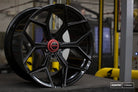 Vossen x Novitec NL4-5L 23x12in - 5x130 BP - ET15 - Gloss Black Lamborghini Urus Rear Wheel