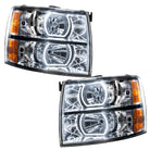 Oracle 07-13 Chevrolet Silverado SMD HL - Square Style - ColorSHIFT w/o Controller