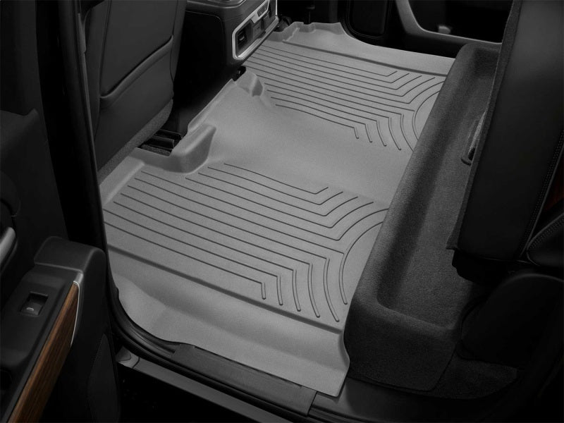 WeatherTech 2019+ Chevrolet Silverado 1500 Rear FloorLiner HP - Grey