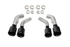 Corsa 2016-2024 Chevrolet Camaro SS / ZL1 Black Carbon Fiber 4.5in Twin Tip Kit
