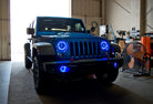 Oracle Jeep Wrangler JK 07-17 LED Waterproof Halo Kit - ColorSHIFT w/ BC1 Controller