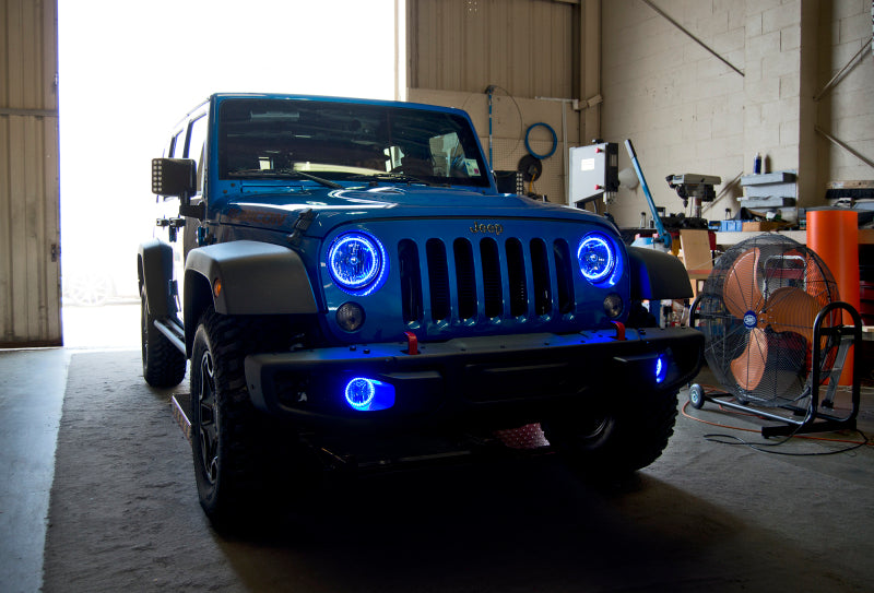 Oracle Jeep Wrangler 07-17 LED Fog Light Kit - ColorSHIFT