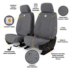 Covercraft 24-26 Jeep Wrangler Fr Buckets Carhartt Super Dux SeatSaver Custom Front Row Seat Cover