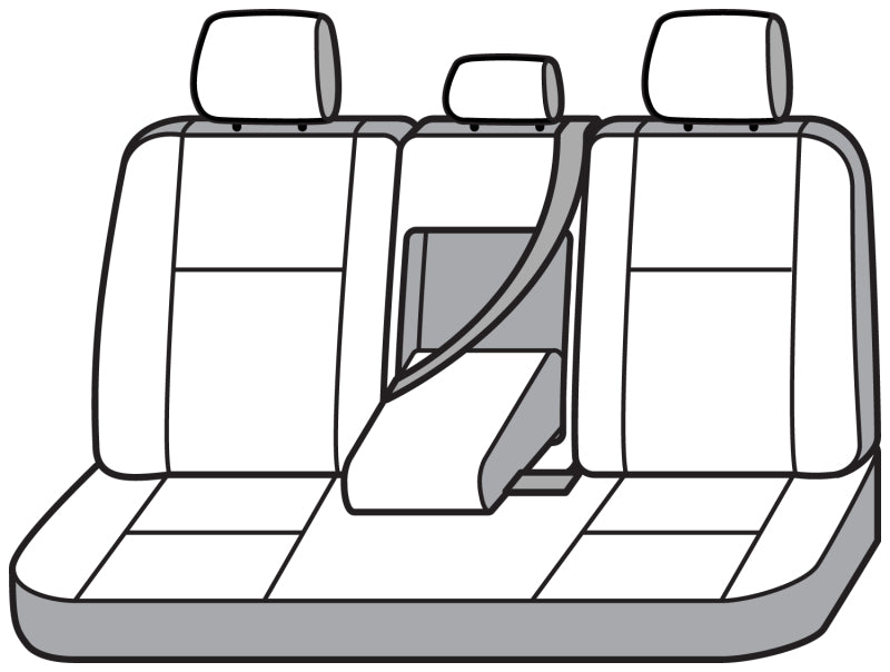 Covercraft 23-24 Chevy Colorado/GMC Endura PrecisionFit Custom Second Row Seat Covers - Tan/Black
