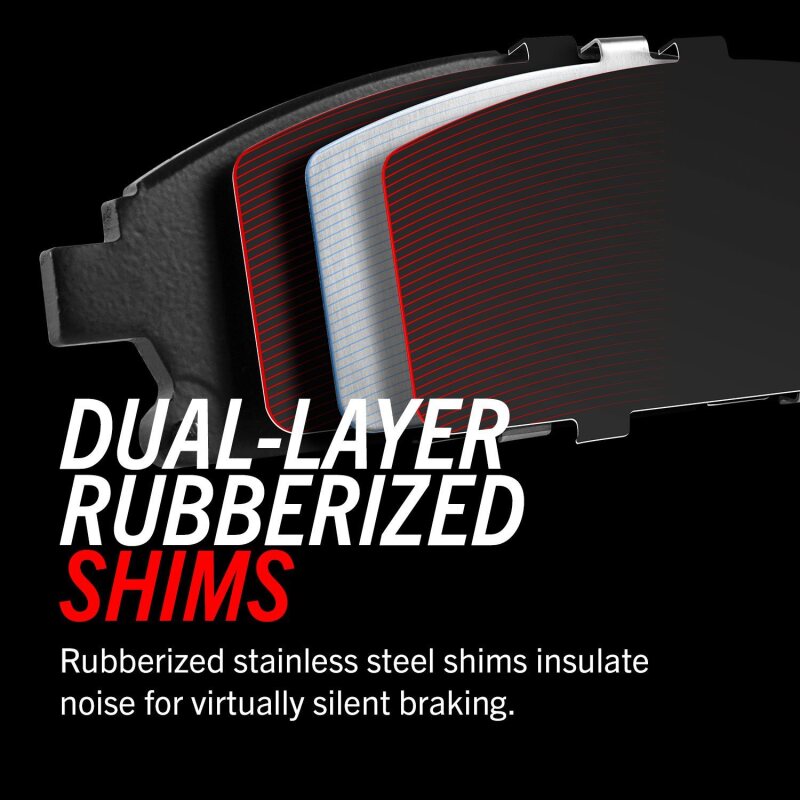 Power Stop 13-19 Ford F-250 Super Duty Rear Z17 Evolution Ceramic Brake Pads w/Hardware