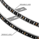 Oracle LED Illuminated Wheel Rings - Double LED - Blue
