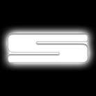 ORACLE Lighting Universal Illuminated LED Letter Badges - Matte Wht Surface Finish - S