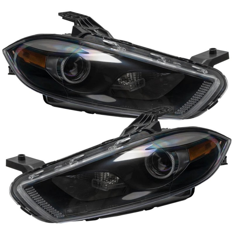Oracle 13-16 Dodge Dart SMD HL - Black - Halogen - ColorSHIFT w/ BC1 Controller
