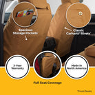 Covercraft 24-26 Jeep Wrangler Fr Buckets Carhartt SeatSaver Custom Front Row Seat Cover