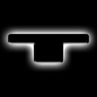 ORACLE Lighting Universal Illuminated LED Letter Badges - Matte Blk Surface Finish - T