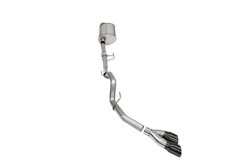 Corsa 2021-2025 Ford F-150 Regular Cab/ 8in Bed 3.5L V6 Sport Cat-Back Single Side Exit-Black PVD