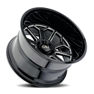 Cali Off-Road 9117 Auburn 20x9 / 8x170 BP / -12mm Offset / 125.2mm Hub Gloss Black Milled Wheel