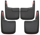Husky Liners 2015-2017 Ford F-150 w/o Fender Flares Front and Rear Mud Guards - Black