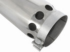 aFe MACHForce XP Cat-Back SS-304 5in Intercooled Exh Tip 5in In x 6in Outx16inL Bolt-On Right (Pol)