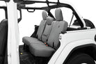 Bestop 18-23 Jeep Wrangler JL 4-Door Exc. 4Xe Rear W/O Fold Down Arm Rest Seat Covers (Charcoal)