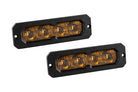 Diode Dynamics SS6 Pro Yellow Combo Flush ABL (pair) 3000K
